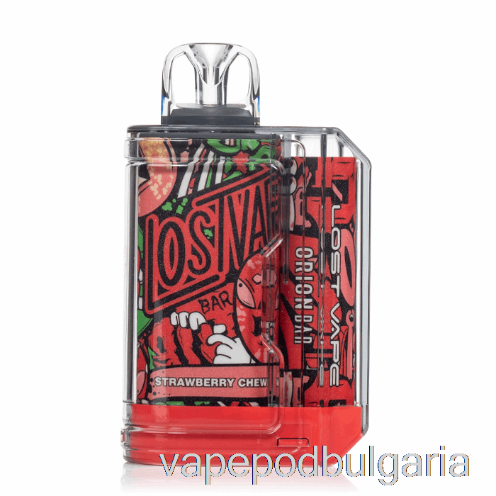 Vape 10000 Дръпки Lost Vape Orion Bar 7500 Disposable Strawberry Chew